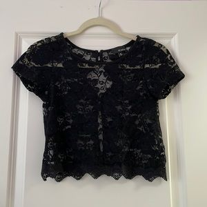 Aritzia lace top